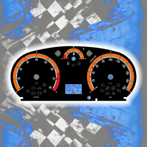 Tachoscheiben DEIN-TACHO.DE für OPEL Corsa D Color Line