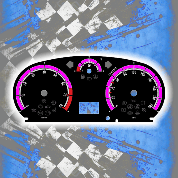 Tachoscheiben DEIN-TACHO.DE für OPEL Corsa D Color Line