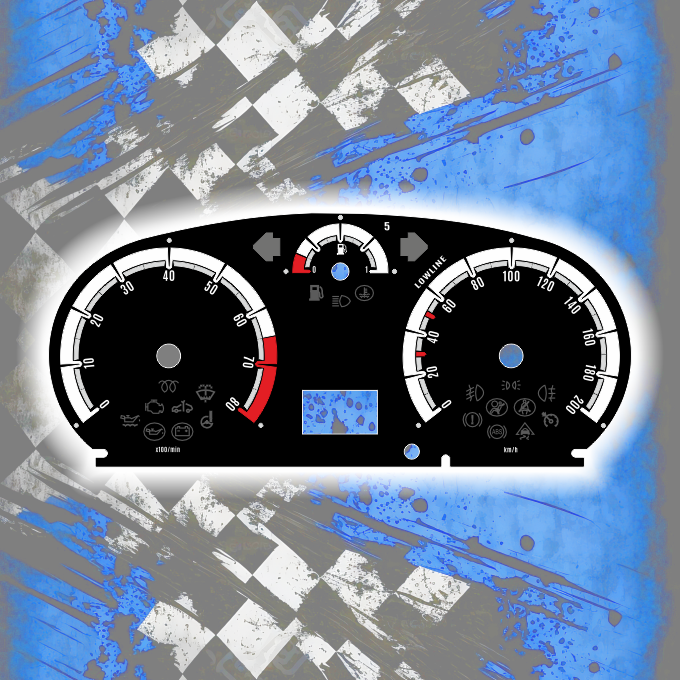 Tachoscheiben DEIN-TACHO.DE für OPEL Corsa D Original Style