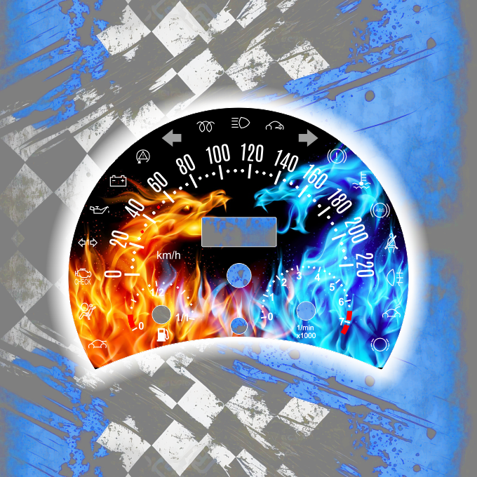 Tachoscheiben DEIN-TACHO.DE für VW New Beetle Design Edtion