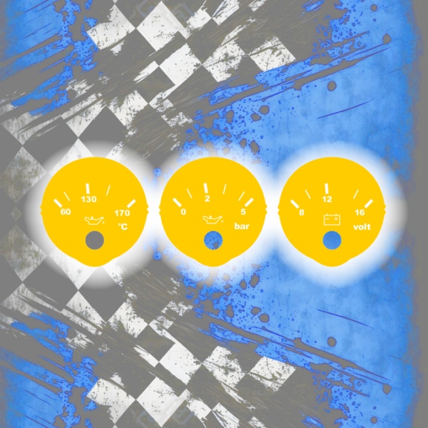 Tachoscheiben DEIN-TACHO.DE für AUDI Zusatzinstrumente