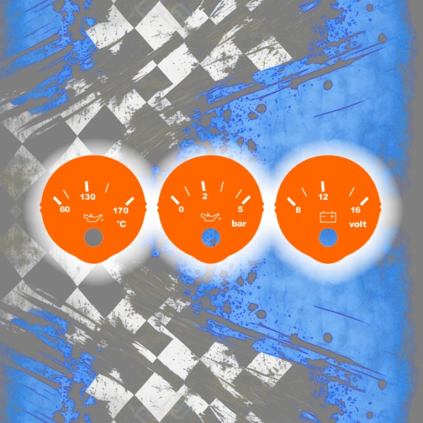 Tachoscheiben DEIN-TACHO.DE für AUDI Zusatzinstrumente