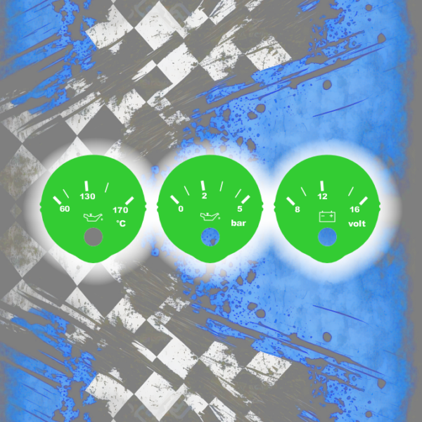 Tachoscheiben DEIN-TACHO.DE für AUDI Zusatzinstrumente