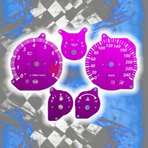 Tachoscheiben DEIN-TACHO.DE für den Mazda MX 5 NB Metallic Edition