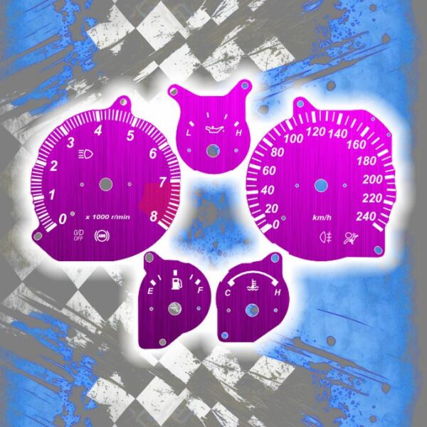 Tachoscheiben DEIN-TACHO.DE für den Mazda MX 5 NB Metallic Edition