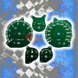 Tachoscheiben DEIN-TACHO.DE für den Mazda MX 5 NB Metallic Edition