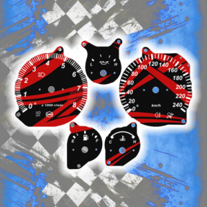 Tachoscheiben DEIN-TACHO.DE für den Mazda MX 5 NB Zigg Edition