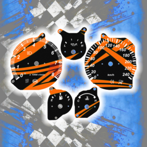 Tachoscheiben DEIN-TACHO.DE für den Mazda MX 5 NB Zigg Edition