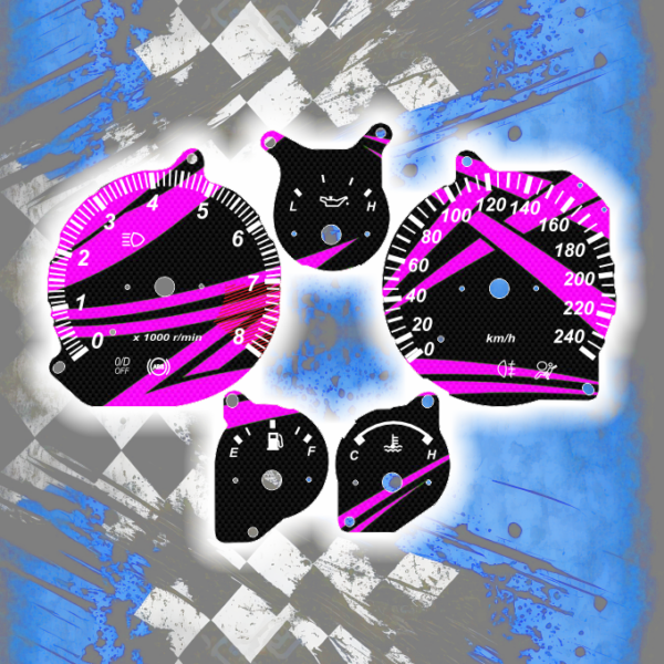 Tachoscheiben DEIN-TACHO.DE für den Mazda MX 5 NB Zigg Edition